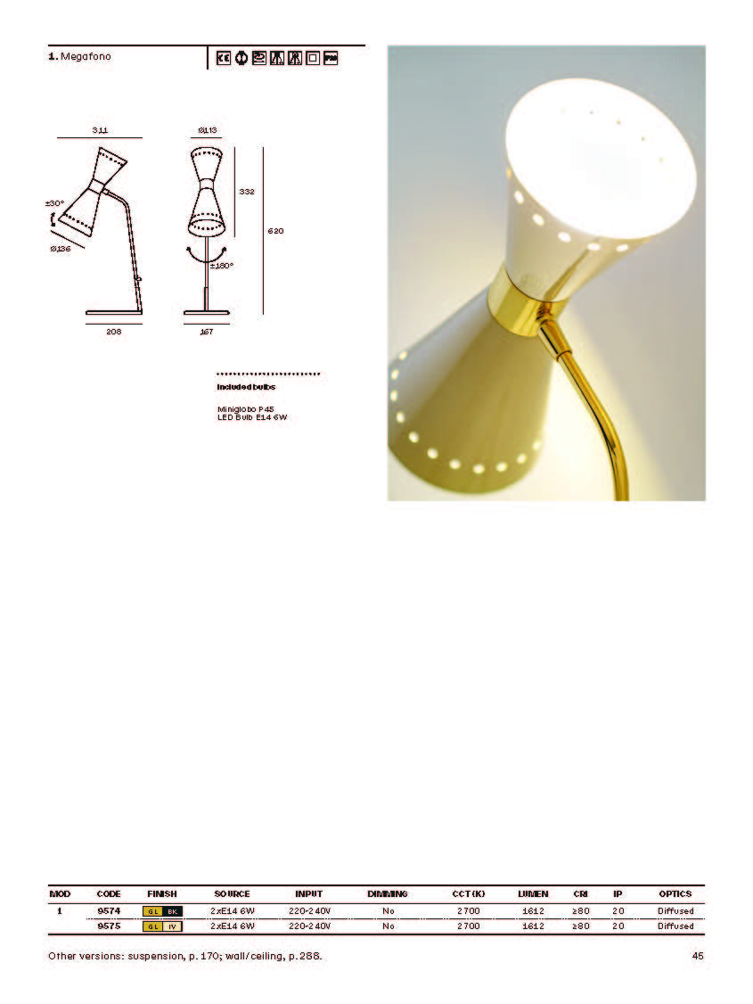 250274 LOLITA LAMPE NOIR BATTERIE RECHARGEABLE IP44 3000K - Francel  Luminaires et décoration à Rouen